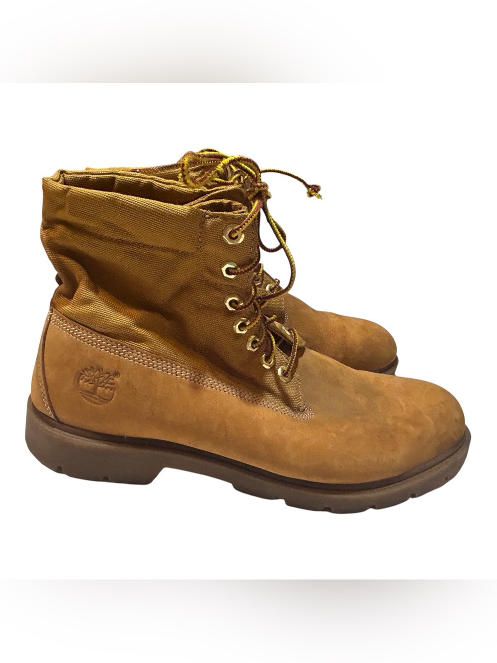 Timberland 6-Inch Premium Waterproof Wheat Nubuck Work Boots Men’s Size 12M
